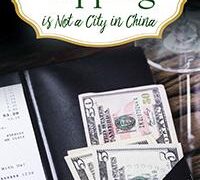Tipping Is Not A City In China